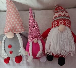 Set of Three Decorative Gnomes